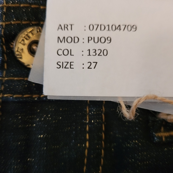 De Puta Madre 69 Dark Denim Overall Jeans Sz 27 - Picture 9 of 15